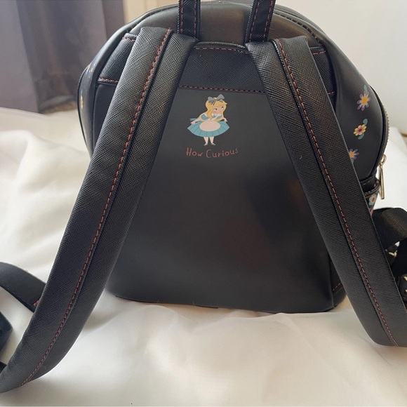 Loungefly Disney Alice In Wonderland Mini Backpack*READ* - Picture 7 of 11